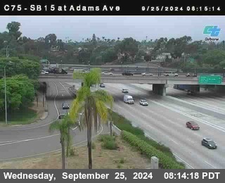 SB 15 at Adams Ave (On Ramp)