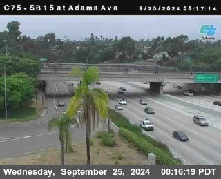 SB 15 at Adams Ave (On Ramp)