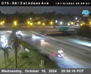 SB 15 at Adams Ave (On Ramp)