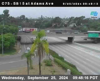 SB 15 at Adams Ave (On Ramp)