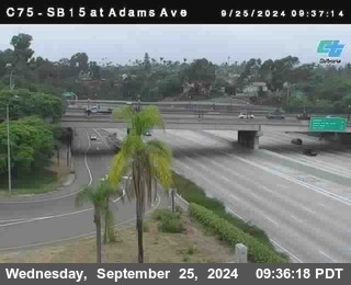 SB 15 at Adams Ave (On Ramp)