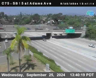 SB 15 at Adams Ave (On Ramp)