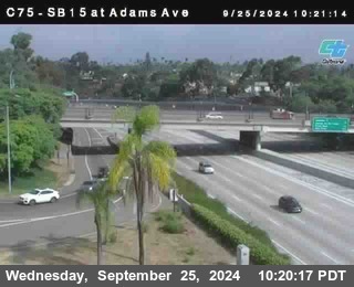 SB 15 at Adams Ave (On Ramp)