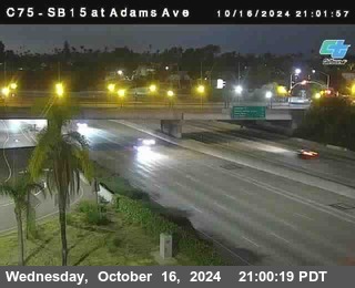 SB 15 at Adams Ave (On Ramp)