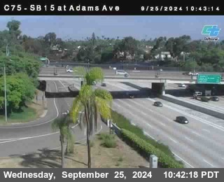 SB 15 at Adams Ave (On Ramp)