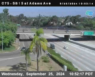 SB 15 at Adams Ave (On Ramp)