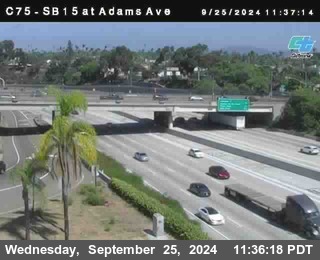 SB 15 at Adams Ave (On Ramp)