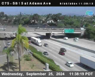 SB 15 at Adams Ave (On Ramp)