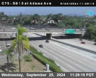 SB 15 at Adams Ave (On Ramp)