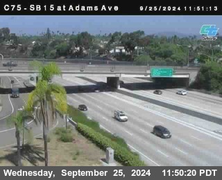 SB 15 at Adams Ave (On Ramp)