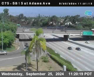 SB 15 at Adams Ave (On Ramp)