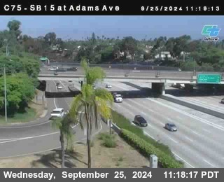 SB 15 at Adams Ave (On Ramp)