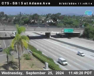 SB 15 at Adams Ave (On Ramp)