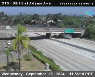 SB 15 at Adams Ave (On Ramp)