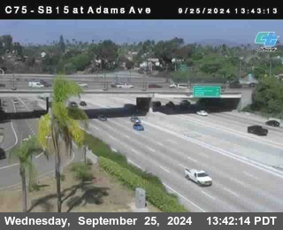 SB 15 at Adams Ave (On Ramp)