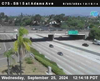 SB 15 at Adams Ave (On Ramp)