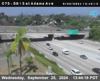 SB 15 at Adams Ave (On Ramp)