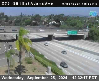 SB 15 at Adams Ave (On Ramp)