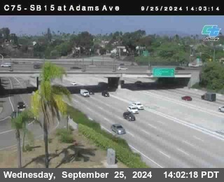 SB 15 at Adams Ave (On Ramp)