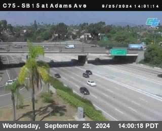 SB 15 at Adams Ave (On Ramp)