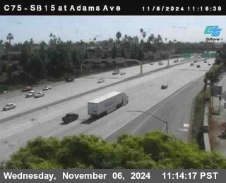 SB 15 at Adams Ave (On Ramp)