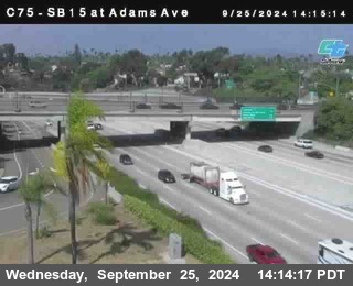 SB 15 at Adams Ave (On Ramp)