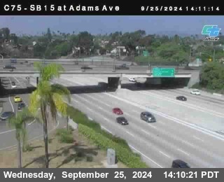 SB 15 at Adams Ave (On Ramp)