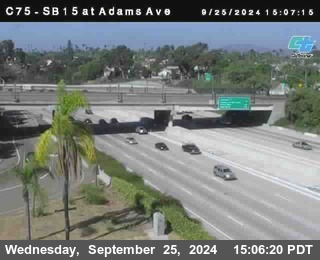 SB 15 at Adams Ave (On Ramp)