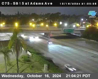 SB 15 at Adams Ave (On Ramp)