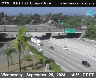 SB 15 at Adams Ave (On Ramp)