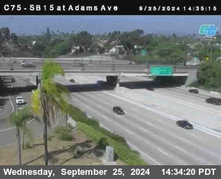 SB 15 at Adams Ave (On Ramp)