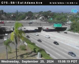 SB 15 at Adams Ave (On Ramp)