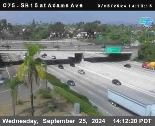 SB 15 at Adams Ave (On Ramp)