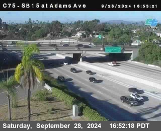 SB 15 at Adams Ave (On Ramp)