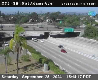 SB 15 at Adams Ave (On Ramp)