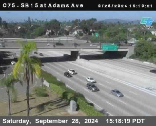 SB 15 at Adams Ave (On Ramp)