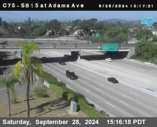 SB 15 at Adams Ave (On Ramp)