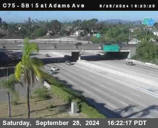 SB 15 at Adams Ave (On Ramp)