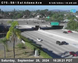 SB 15 at Adams Ave (On Ramp)