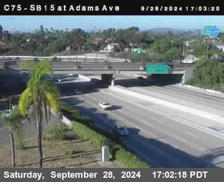 SB 15 at Adams Ave (On Ramp)