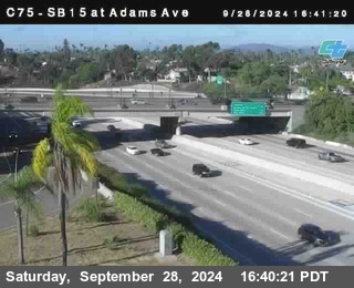 SB 15 at Adams Ave (On Ramp)