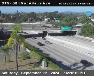 SB 15 at Adams Ave (On Ramp)