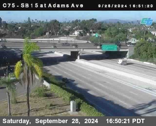 SB 15 at Adams Ave (On Ramp)