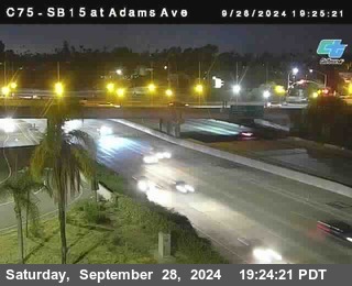 SB 15 at Adams Ave (On Ramp)