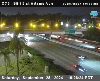 SB 15 at Adams Ave (On Ramp)