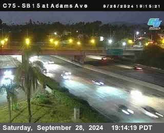 SB 15 at Adams Ave (On Ramp)