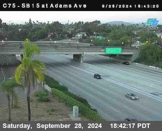 SB 15 at Adams Ave (On Ramp)