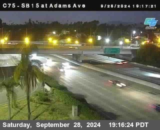 SB 15 at Adams Ave (On Ramp)