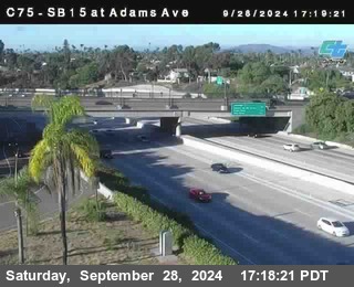 SB 15 at Adams Ave (On Ramp)