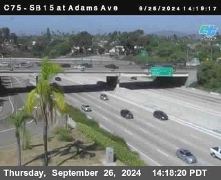 SB 15 at Adams Ave (On Ramp)